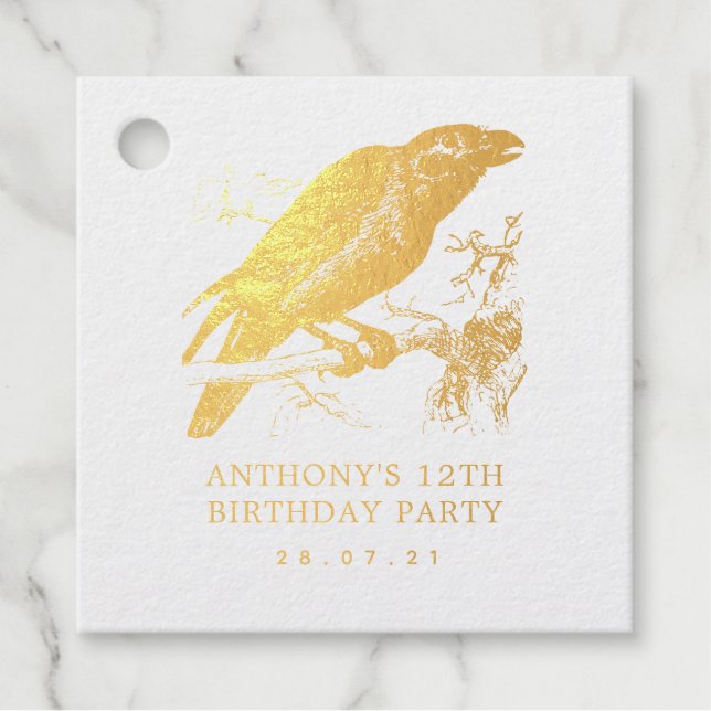 Raven Geschenkanhänger (Vorderseite)