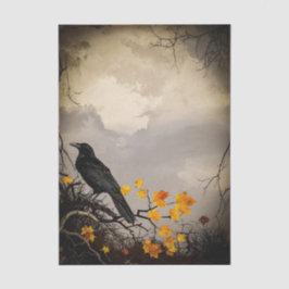 Raven Halloween Dekoupage Tissue Paper Seidenpapier