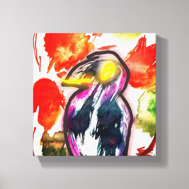 Raven Herbst Leinwanddruck (Vorderseite)