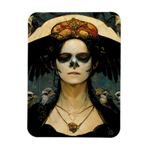 Raven Hexe 4 Fantasy Horror Goth Gothic Magnet