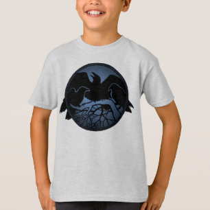 Raven Hoodie Kid's Raven / Crow Art Sweatshirts