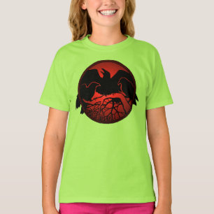 Raven Hoodie Sweatshirt Kid's Raven Hooded Shirt