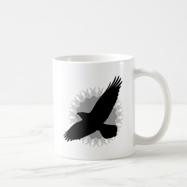 Raven in Flight Tasse (Rechts)