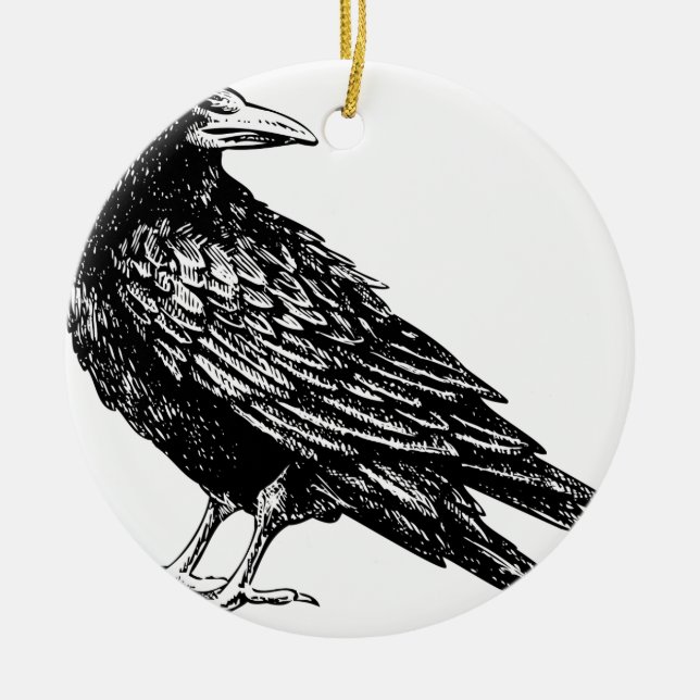 Raven Keramikornament (Vorne)