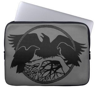 Raven Laptop Sleeve Spirit Animal Tablet Hüllen