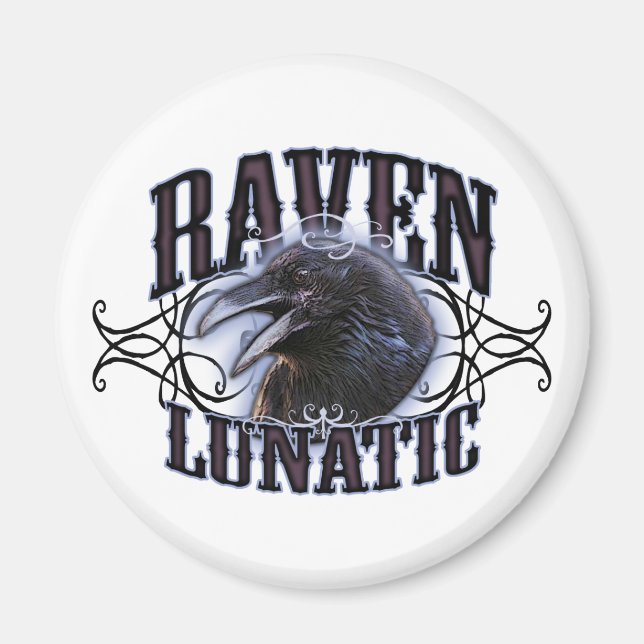 Raven Lunatic Magnet (Vorne)