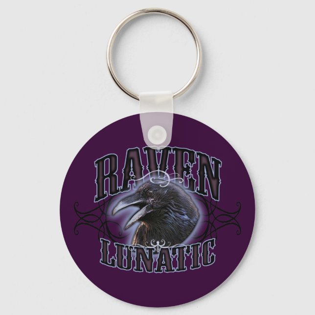 Raven Lunatic Schlüsselanhänger (Vorderseite)