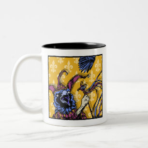 Raven Mad - Pop Goth Nightmare Surreal Zweifarbige Tasse