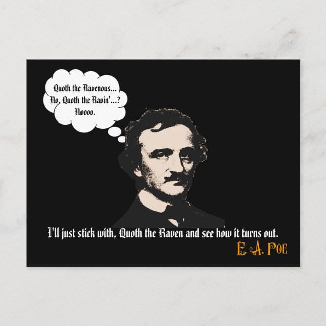 Raven Mad Postkarte (Vorderseite)