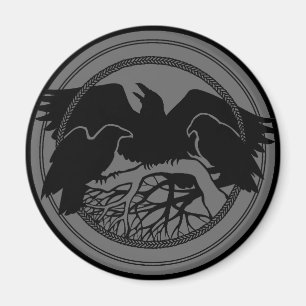 Raven Magnets Raven Native Art Kühlschrankmagnet G Magnet