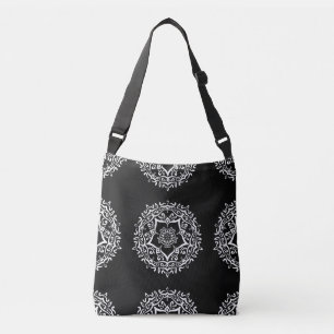 Raven Mandala Tragetaschen Mit Langen Trägern