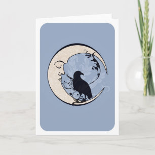 Raven Moon Card Karte