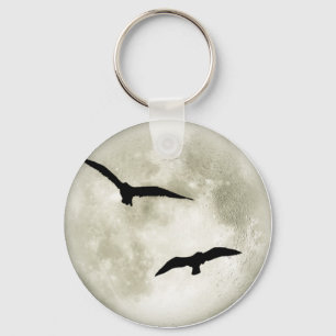 Raven Moon Keychain Schlüsselanhänger
