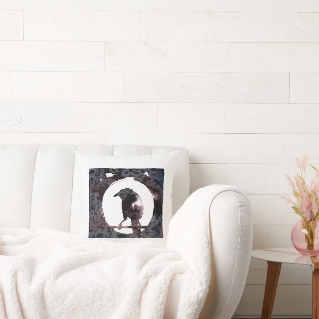 Raven Moon Kissen (Liege)