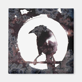 Raven Moon Magnet