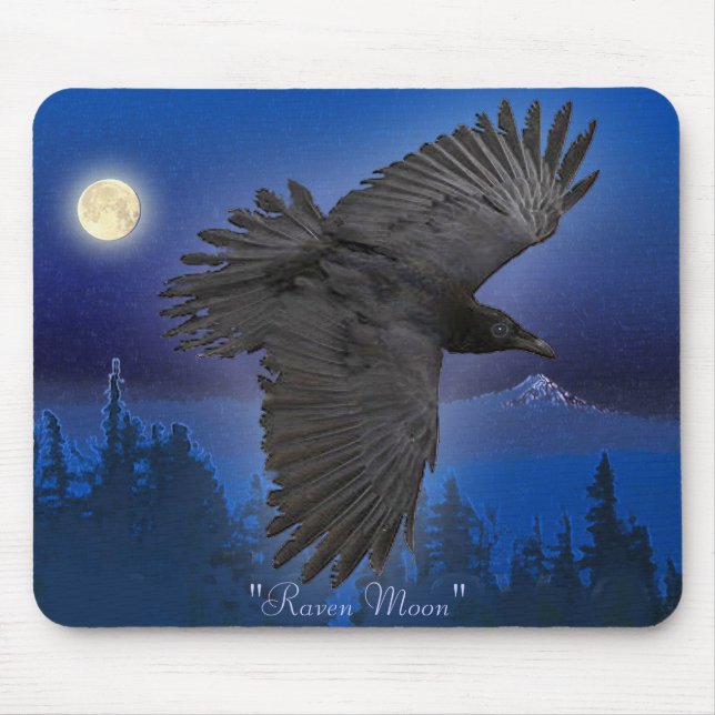 RAVEN & MOON Mousepad (Vorne)