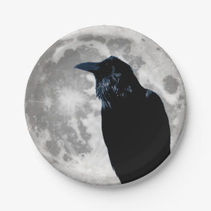 Raven Moon Plate Pappteller
