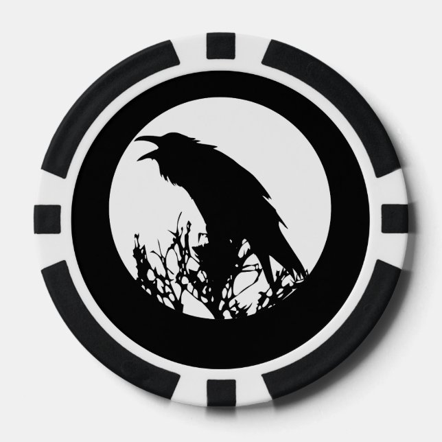 Raven Moon Pokerchips (Vorderseite)