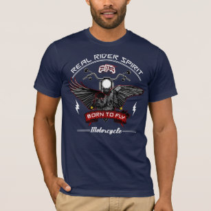 Raven Motorrad Custom - Real Rider Spirit T-Shirt