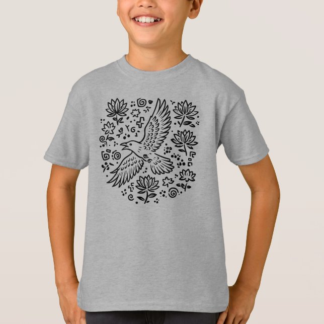 Raven of Transformation T-Shirt (Vorderseite)