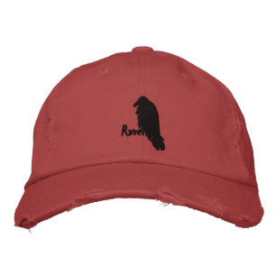 Raven on Raven bestickte Stresskappe Baseballkappe