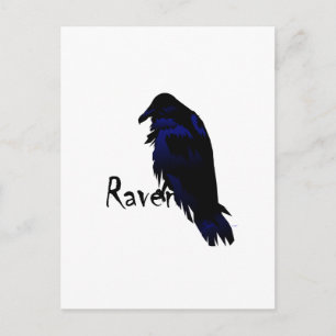 Raven on Raven Postkarte