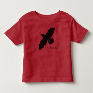 Raven on Red Kleinkind T-shirt