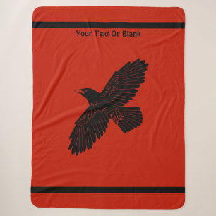 Raven on Red Sherpadecke