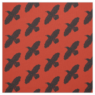 Raven on Red Stoff