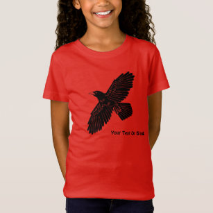 Raven on Red T-Shirt