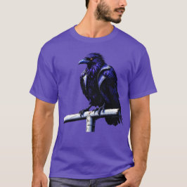 Raven on the Goal: Baltimore's Fiercest Look T-Shirt