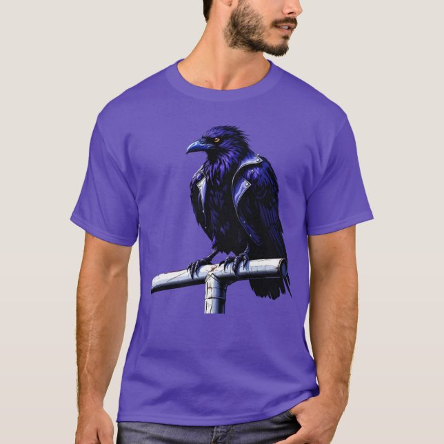 Raven on the Goal: Baltimore's Fiercest Look T-Shirt (Vorderseite)
