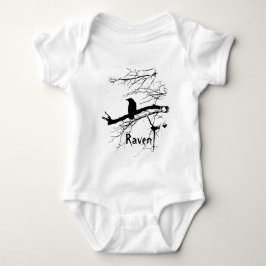 Raven on the Tree Baby Bodysuit Baby Strampler