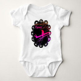 Raven on the Tree Baby Bodysuit Strampler