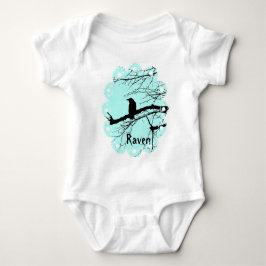 Raven on the Tree Baby Bodysuit Strampler