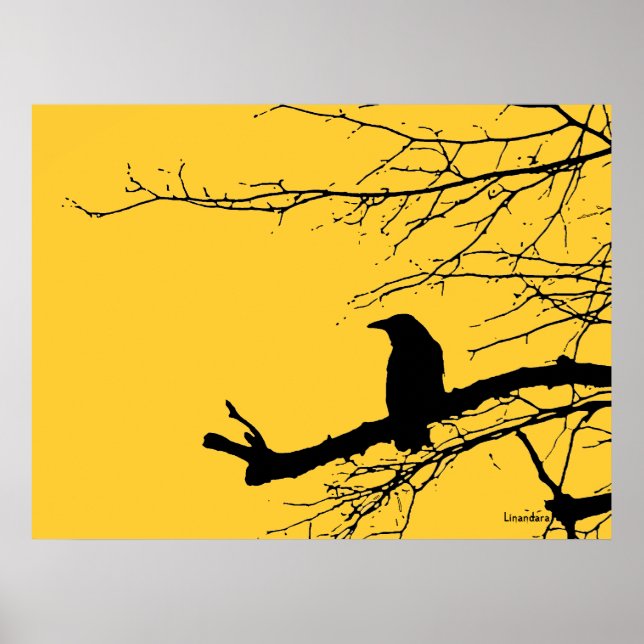 Raven on the Tree Poster (Vorne)