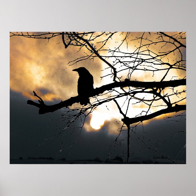 Raven on the Tree Poster (Vorne)