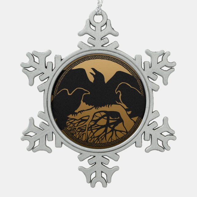 Raven Ornament Raven / Crow Decoration Gift (Vorderseite)