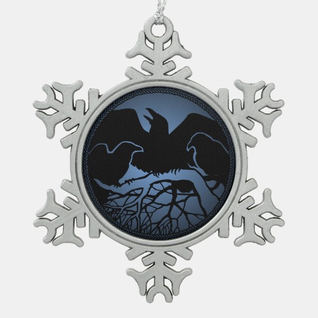 Raven Ornament Raven / Crow Decoration Gift (Vorderseite)