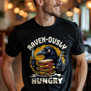 Raven-ous Hungry Funny T-Shirt