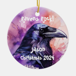 Raven Personalisiert Ornament