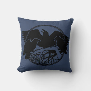 Raven Pillows First Nations Raven Art Pillows Kissen