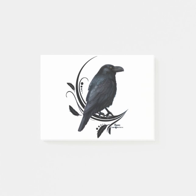 Raven Post-it Klebezettel (Vorderseite)