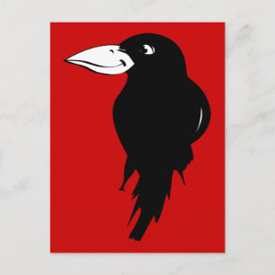 Raven Postkarte