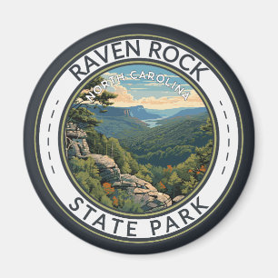 Raven Rock Staat Park North Carolina Abzeichen Magnet
