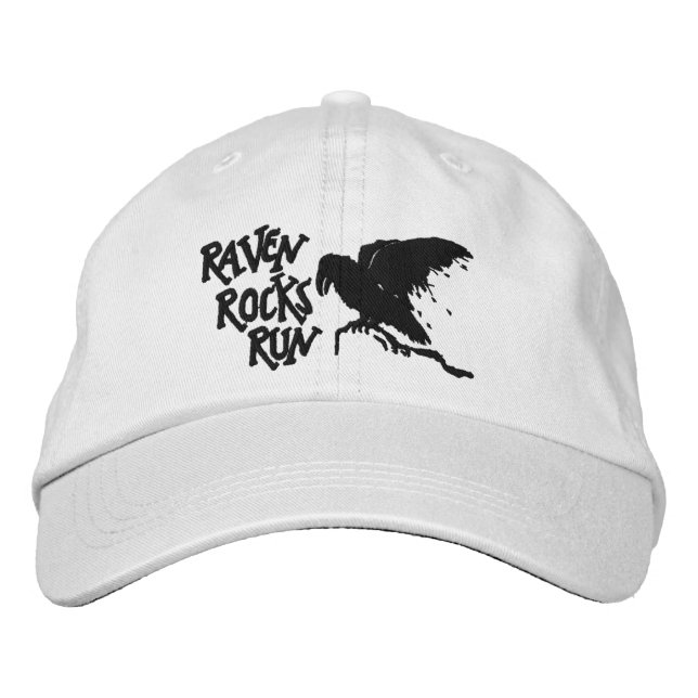 Raven Rocks Run Cap Bestickte Baseballkappe (Vorderseite)