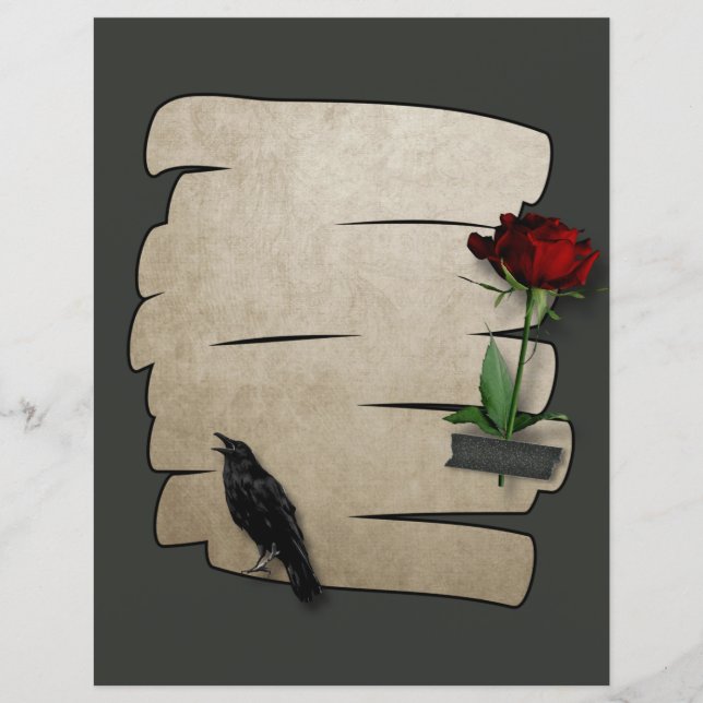 Raven Rose Paper Gothbook Handwerk (Vorderseite)