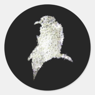 Raven Runder Aufkleber