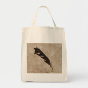 Raven’s Feather Bird-lover Crow design Tragetasche