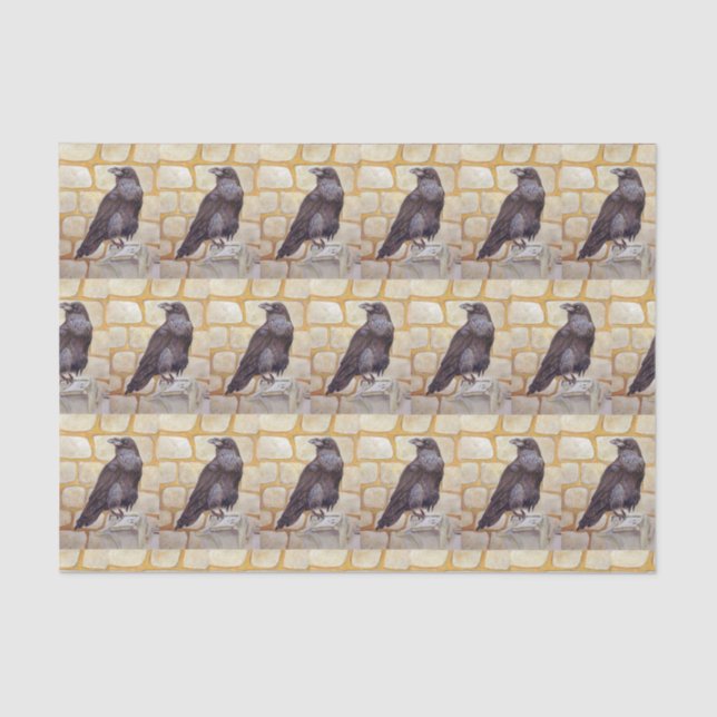 Raven Seidenpapier (Vorderseite)